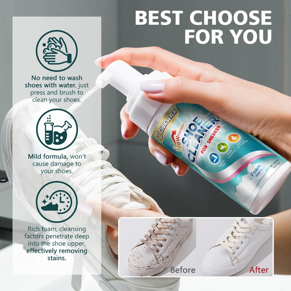 White Shoe Cleaning Foam